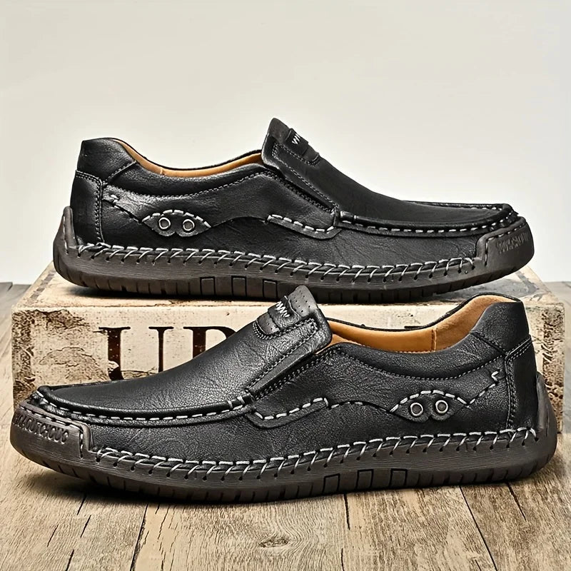 Men Comfortable Leather Business Loafers