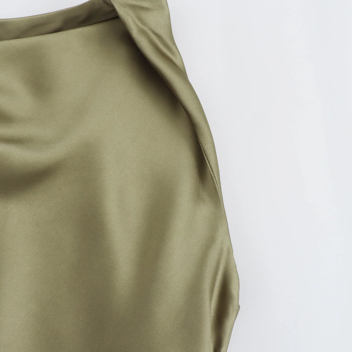 Luxe Satin Midi Elegance Dress