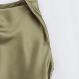Luxe Satin Midi Elegance Dress