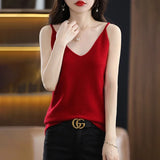 Knitted Summer V-Neck Tank