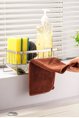 Stainless Steel Sink Storage Rack – Kitchen Sponge Organizer