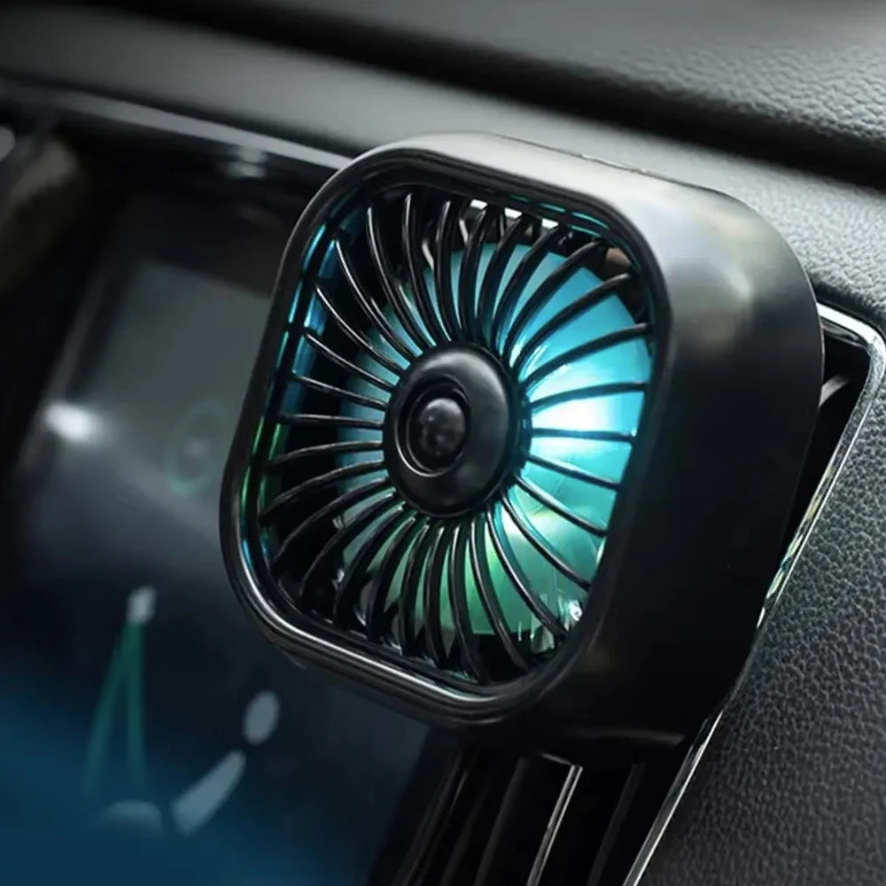 Car Air Outlet Mini USB Fan