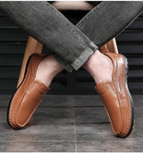Men’s Italian Leather Driving Loafers