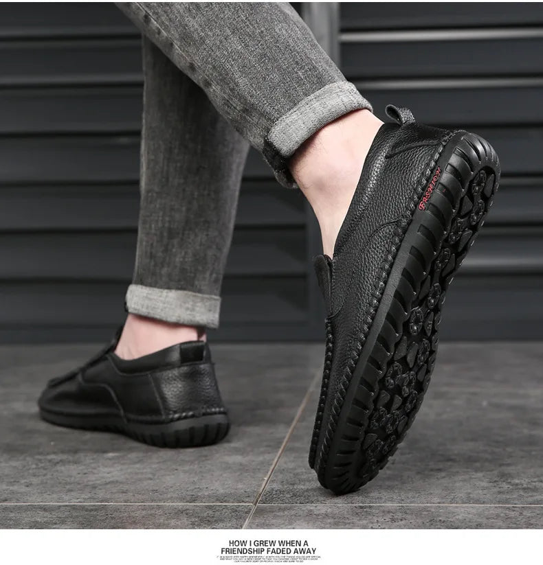 Men’s Italian Leather Driving Loafers