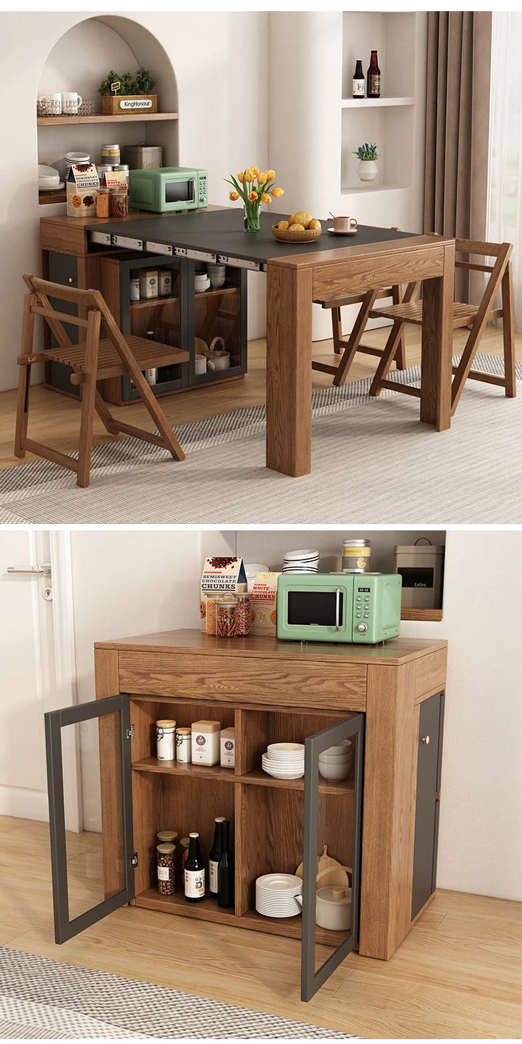 Folding Extendable Dining Table
