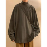 Men Velvet Slim Fit Turtleneck