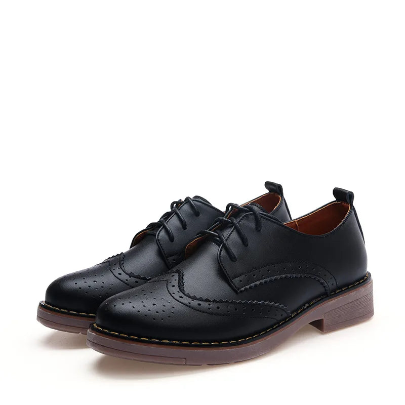 Women Brogue Flats – 2025