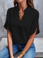Sophia V-Neck Office Blouse
