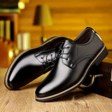 Men Large Size Derby Shoes