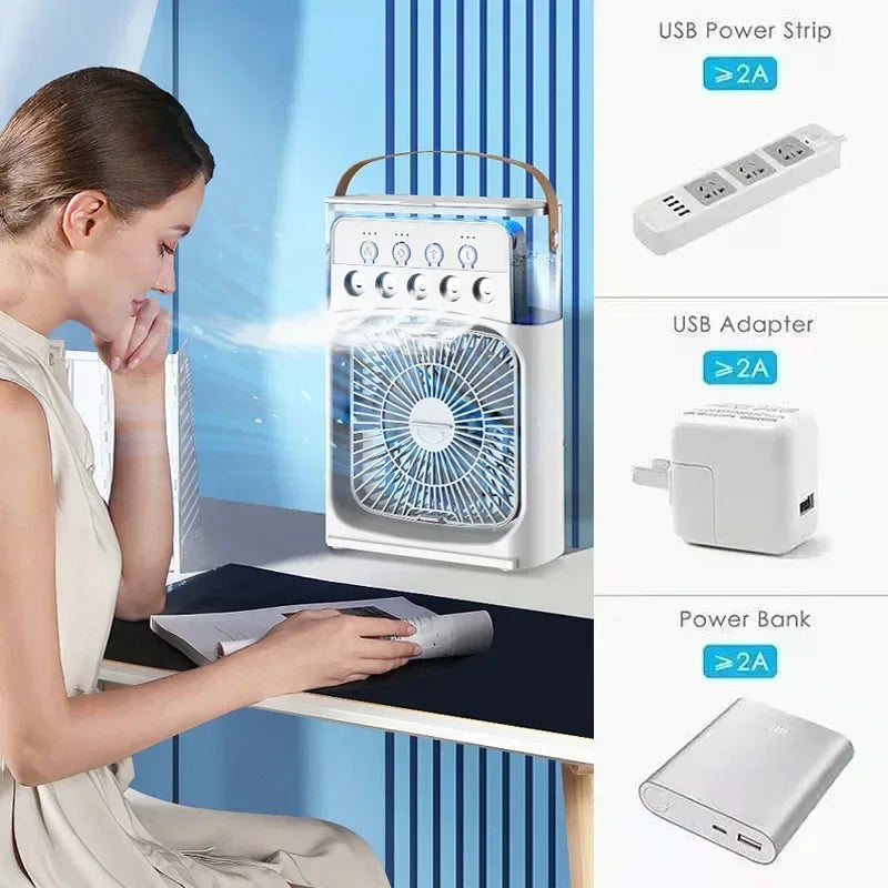 3-in-1 Small Air Conditioner Fan