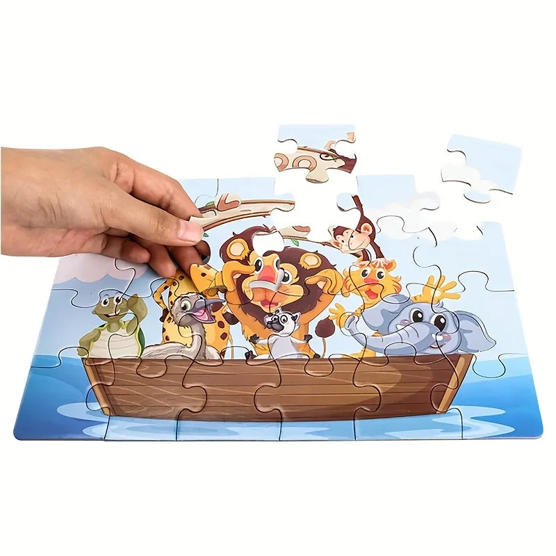 Kids Educational Puzzle Set – 24PCS