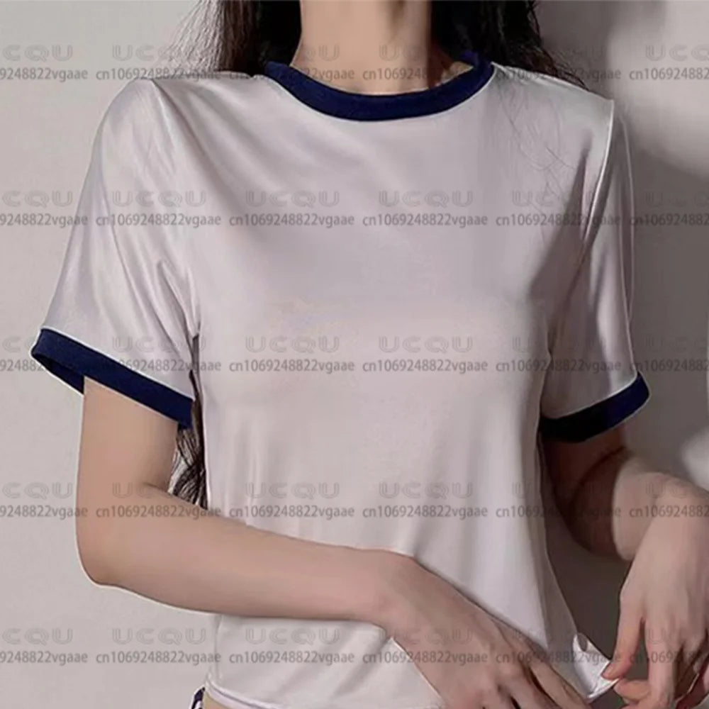 Cute College Cheerleader Cosplay Costume