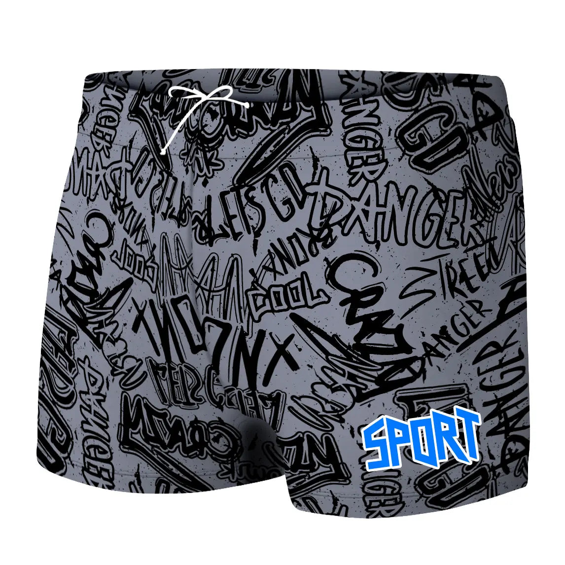 Men's Plus Size 3D Print Swim Trunks 5XL