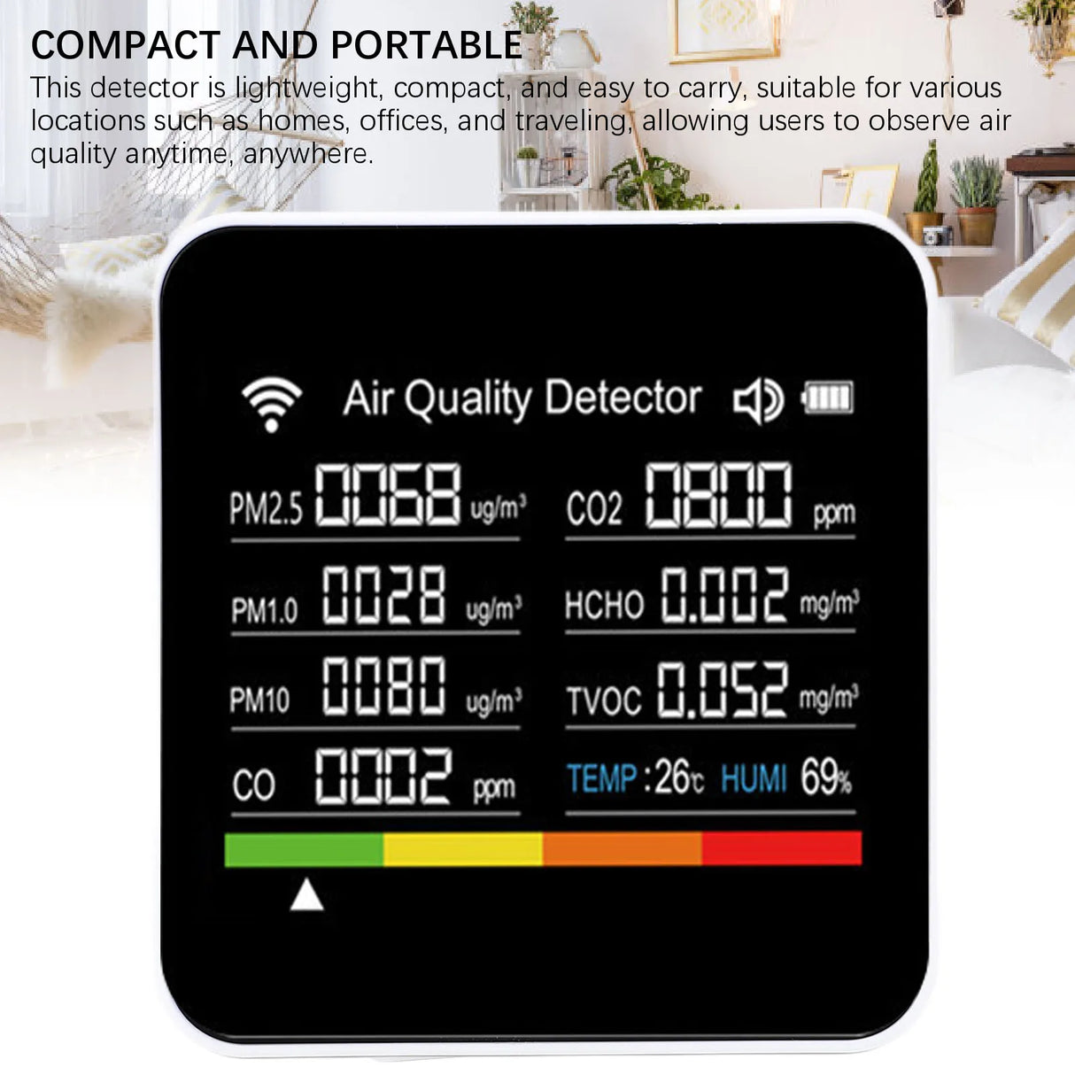 Smart PM2.5 Air Quality Tester