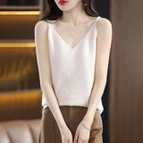 Knitted Summer V-Neck Tank