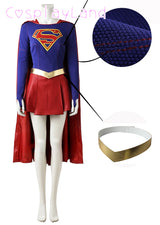 Kara Zor-El Superhero Cosplay Jumpsuit Costume