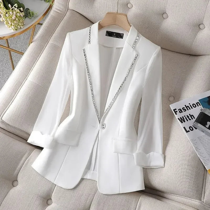 ShineGlam™ – Sequin Blazer (Glitter Glam for Spring/Autumn, Night Out Outerwear)