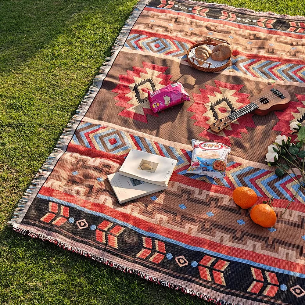 Bohemian Travel Blanket