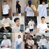 Heavyweight Cotton Tee for Men - Casual & Comfortable