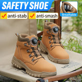 Men Waterproof Safety Work Boots