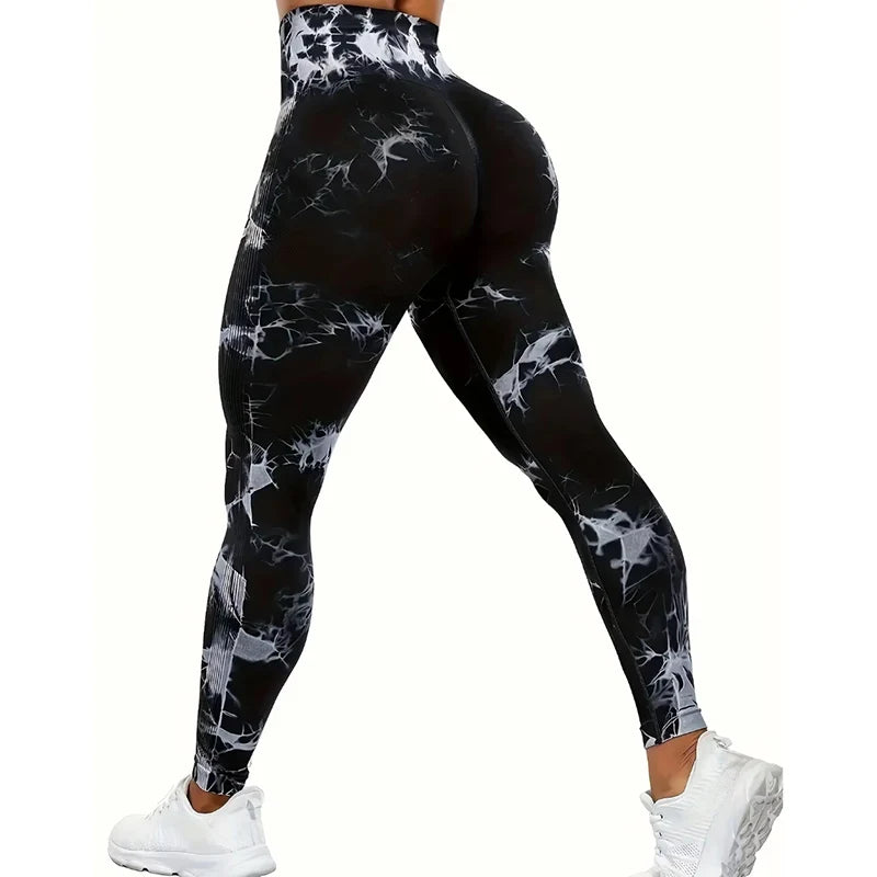 Seamless High-Waist Push-Up Women's Yoga Pants – Fitness Workout Leggings