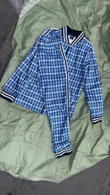Men's Checkered Sports Tracksuit