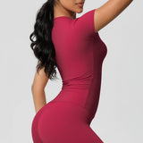Women High Elastic Quick Dry Sports Top