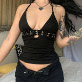 Women Backless Bandage Tank
