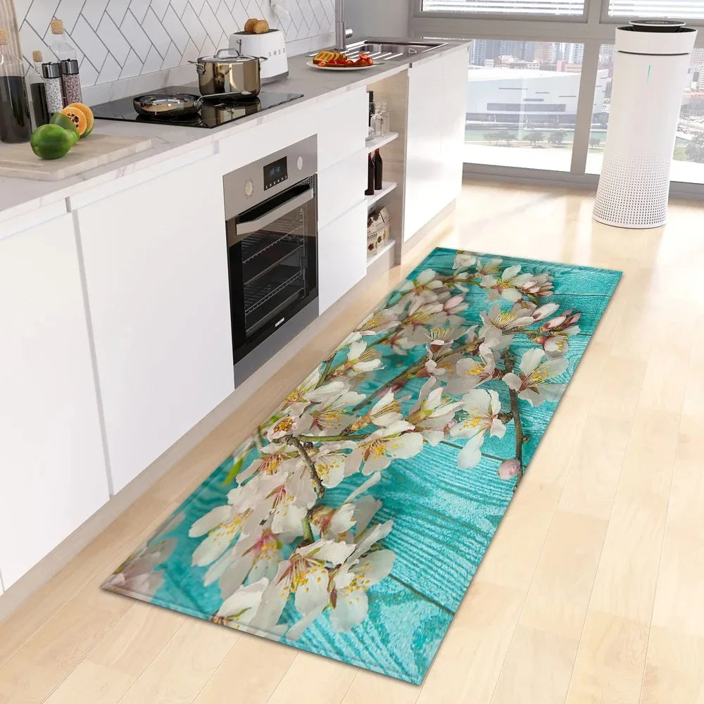Fresh Flower Floor Mat