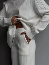 Women's Knit Tracksuit Set