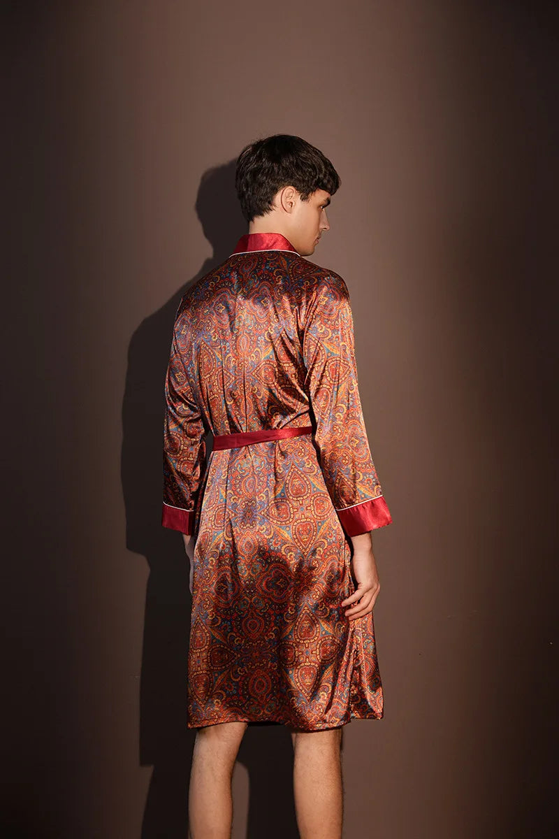 Elite Silk Lounge Robe