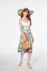 Women's Crop Top & Skirt Set