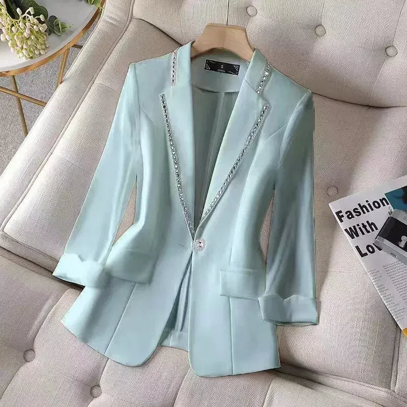 ShineGlam™ – Sequin Blazer (Glitter Glam for Spring/Autumn, Night Out Outerwear)