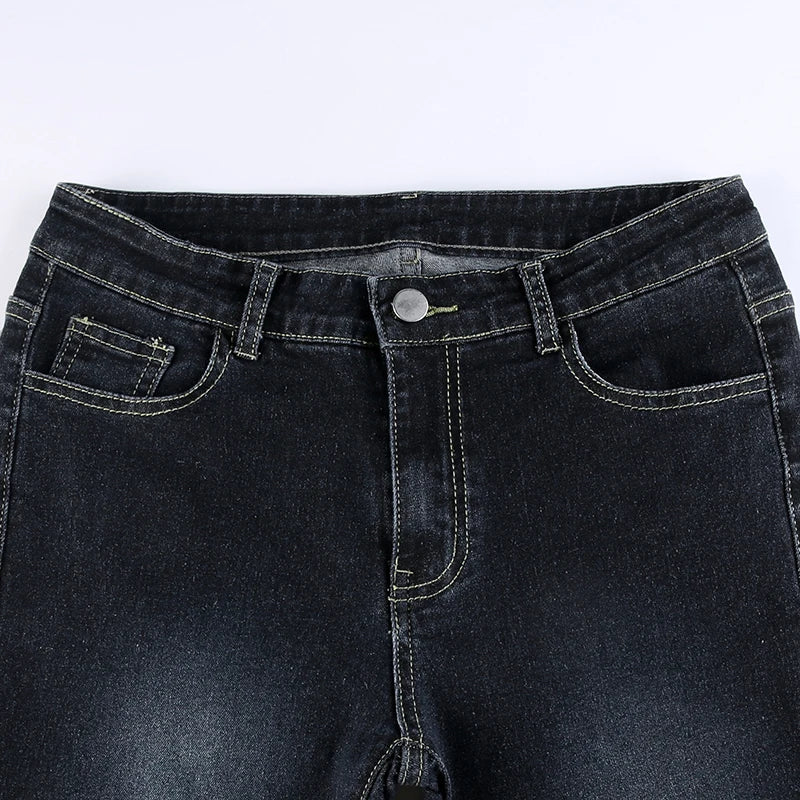 FlareRush™ – 90s Low Waist Cargo Pants (Vintage Y2K, Korean Flare)
