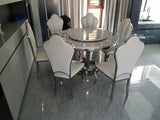 Rotating Metal Dining Table