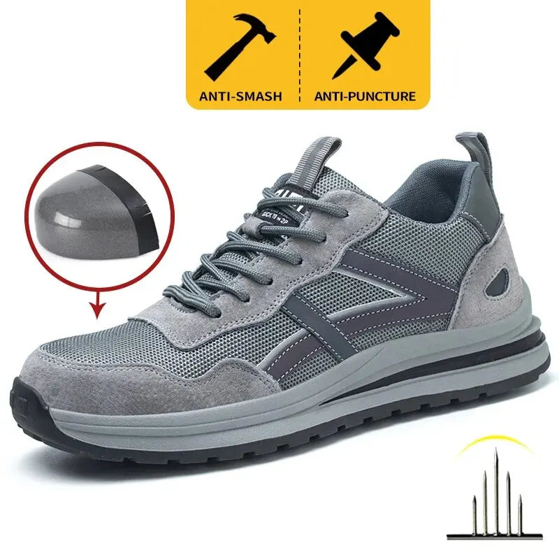 Men Steel Toe Safety Boots