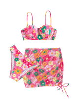 3PCS Push-Up Bikini Set