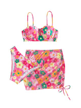3PCS Push-Up Bikini Set