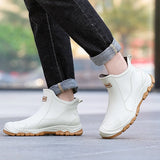 Men’s Short Non-Slip Casual Rubber Rain Boots