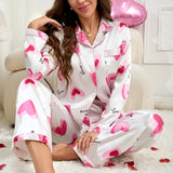 Women's Satin Pajama Set