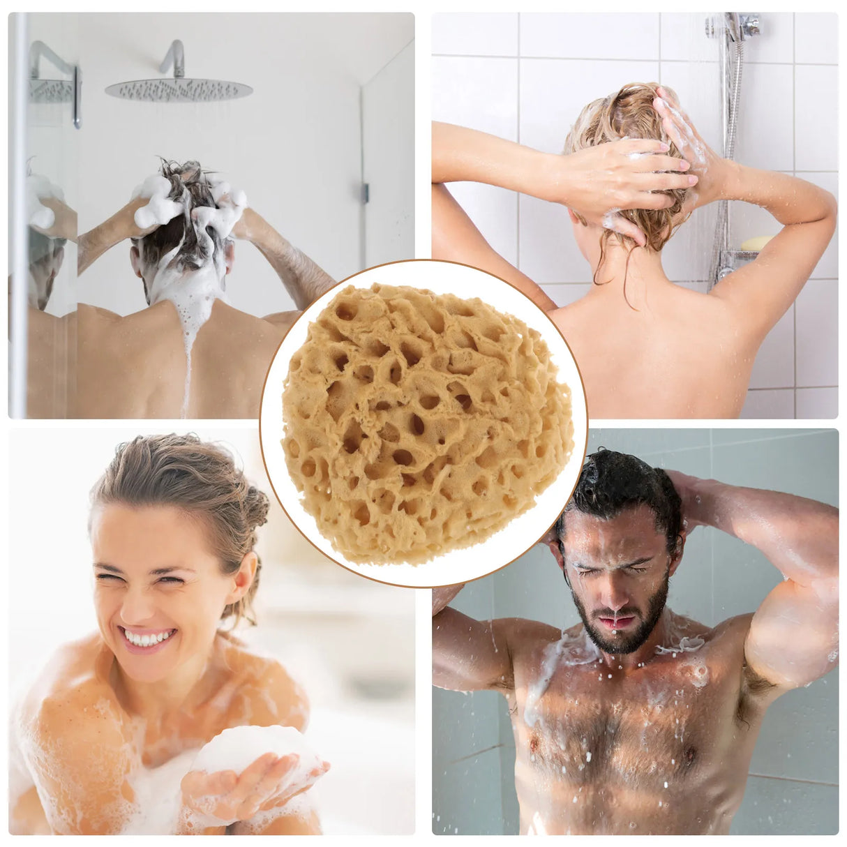 Bath Back Sponge Scrubber
