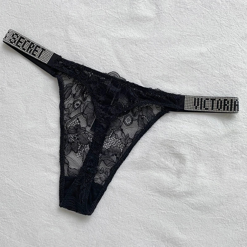 Women Lace Thong Set