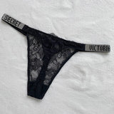 Women Lace Thong Set
