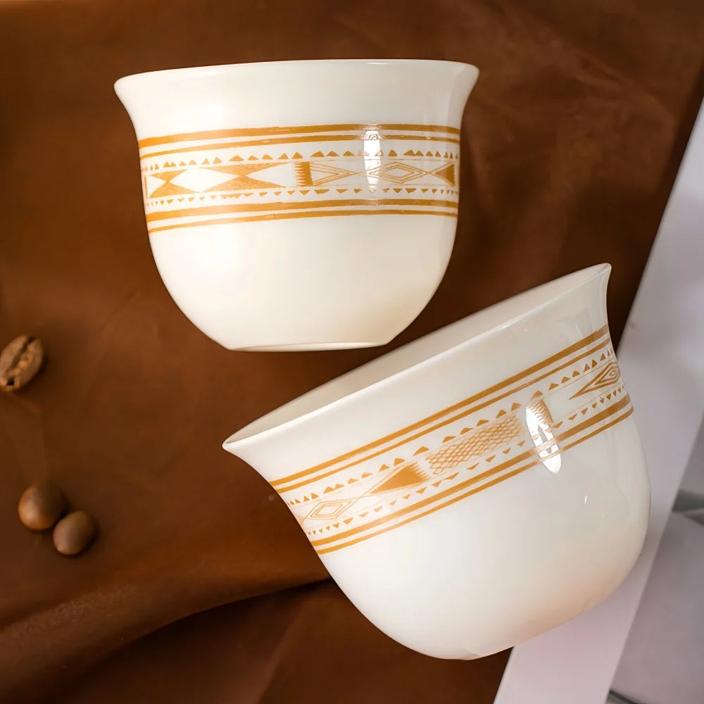 White Porcelain Coffee Cup