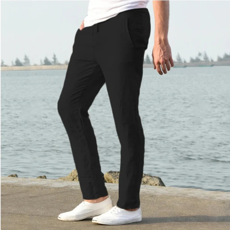 Men’s Cotton Linen Joggers