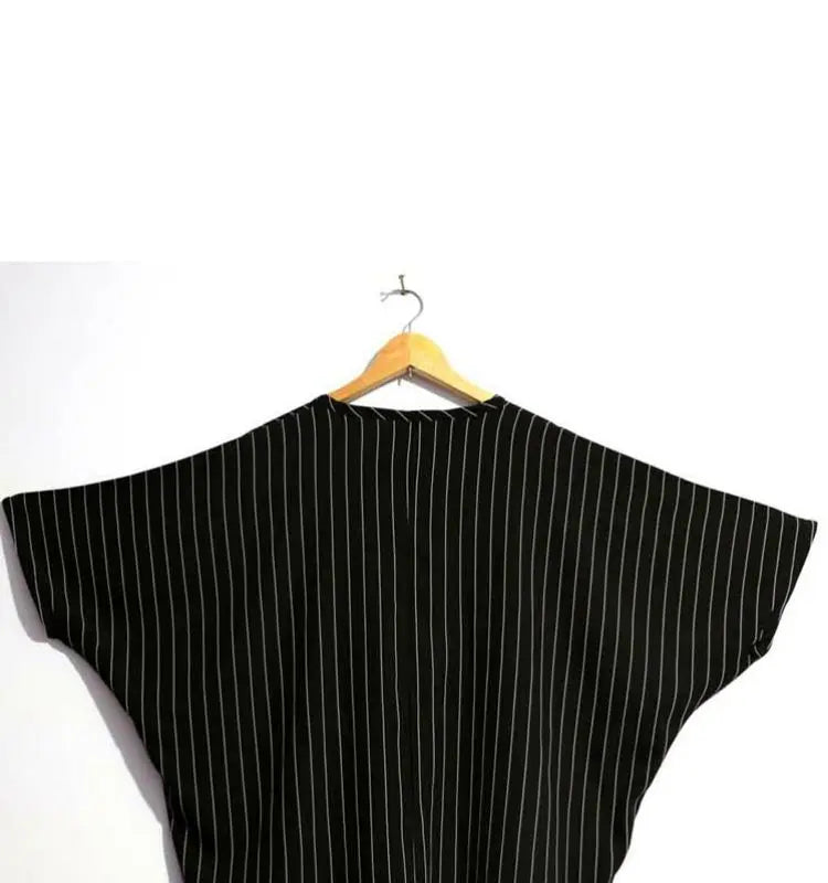 Men's Plus Size Striped Vintage T-Shirt – Loose Fit