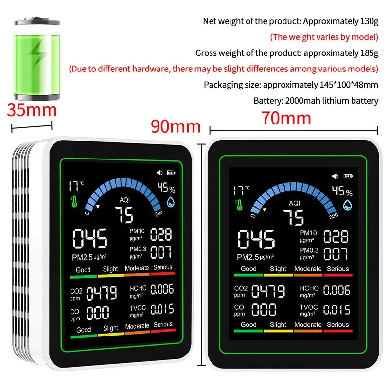 10-in-1 Air Quality Detector