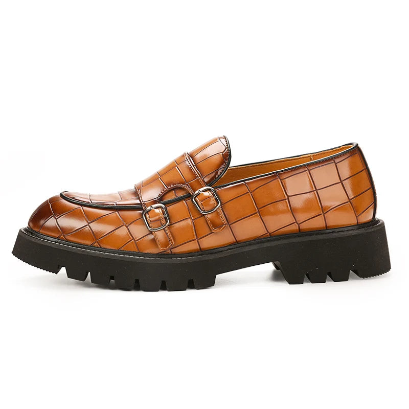 Men Platform Formal Leather Shoes