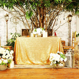 Sequin Rose Gold Tablecloth