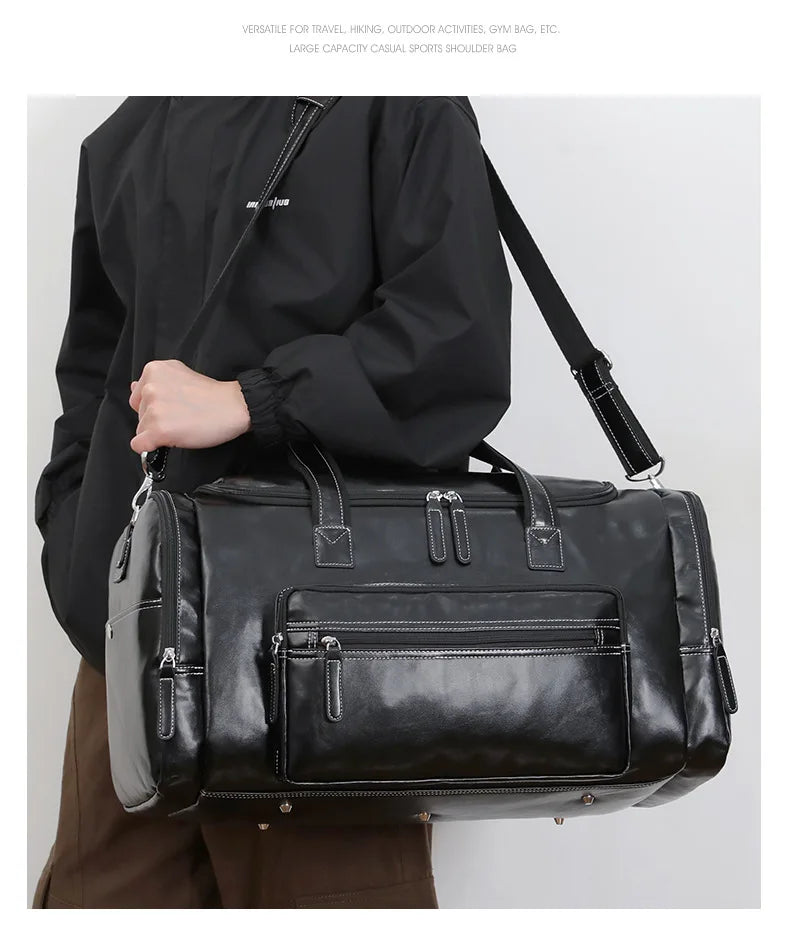 Premium Leather Travel Bag
